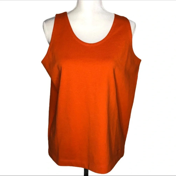 PATAGONIA Vintage Organic Mobilitee Orange Tangerine Tank Top - Picture 2 of 9